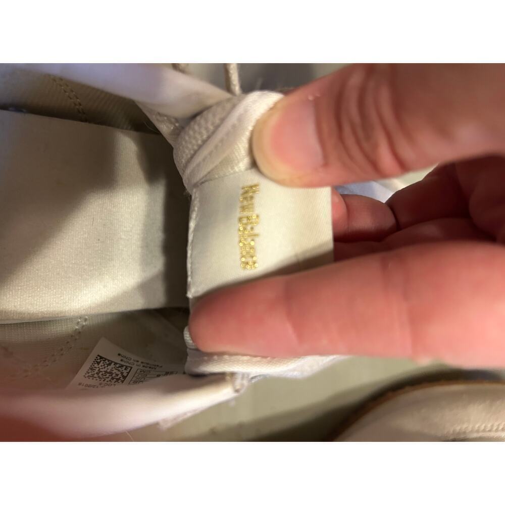 New Balance cream and gold sneakers casual glam - Picture 8 of 10